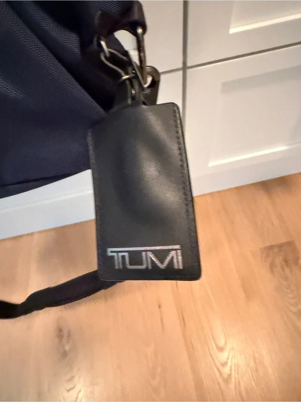 Tumi Navy and Charcoal Travel Duffel